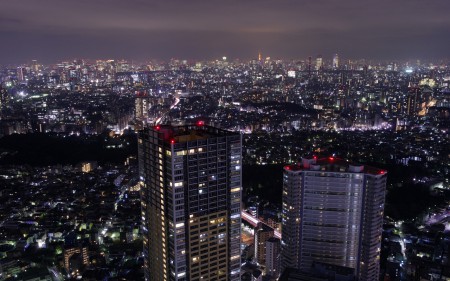 東京の夜景です